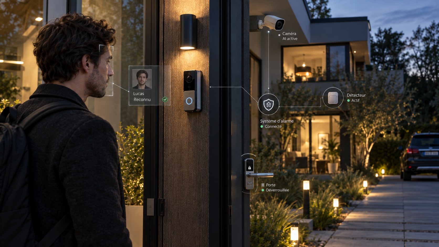 Intelligence artificielle et reconnaissance faciale : les alarmes connectées du futur pour la maison